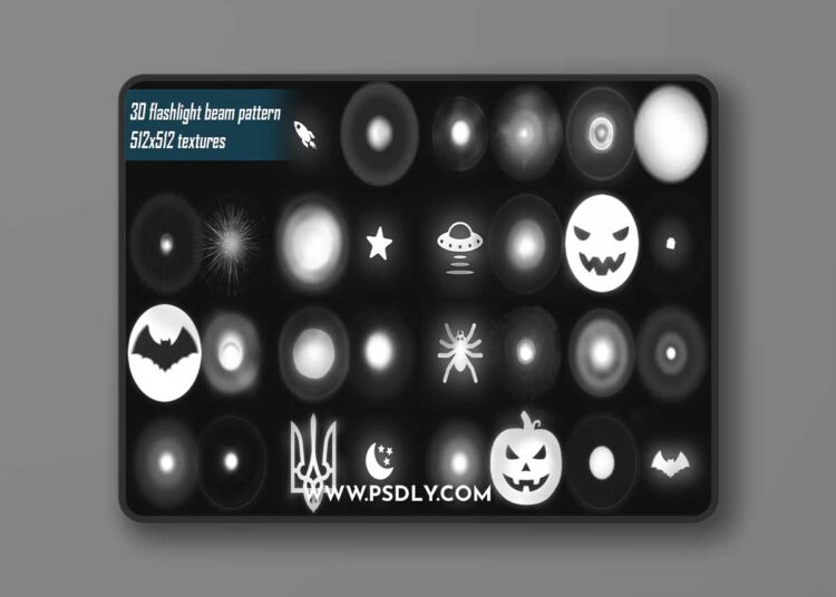 UnrealEngine - Flashlight Beam Pattern Pack