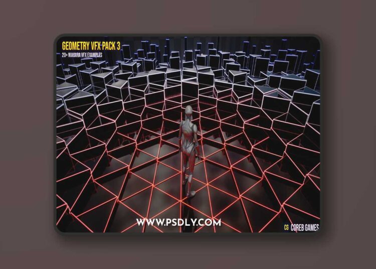 UnrealEngine - Geometry Floor VFX Pack 3