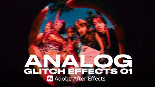 Videohive Analog Glitch Effect 01 Ae 54135271