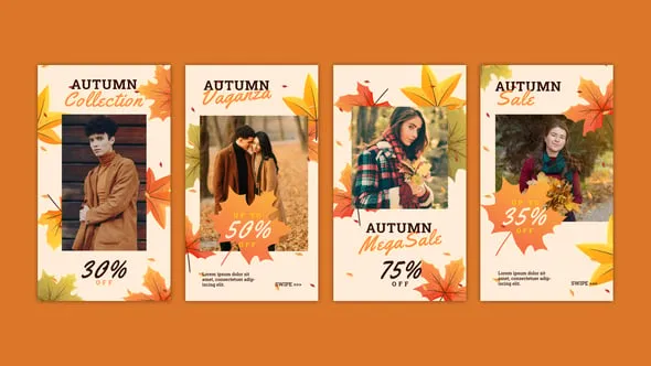 Videohive Autumn Instagram Story 54348327