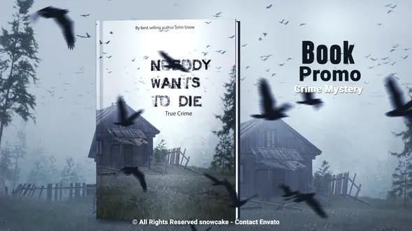 Videohive Book Promo Crime Mystery 54182596