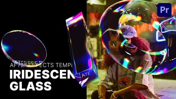Videohive Iridescent Glass 54342221