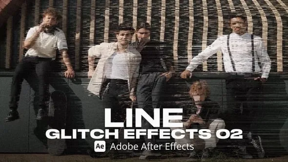 Videohive Line Glitch Effect 02 Ae 54273352