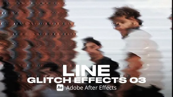 Videohive Line Glitch Effect 03 Ae 54359664