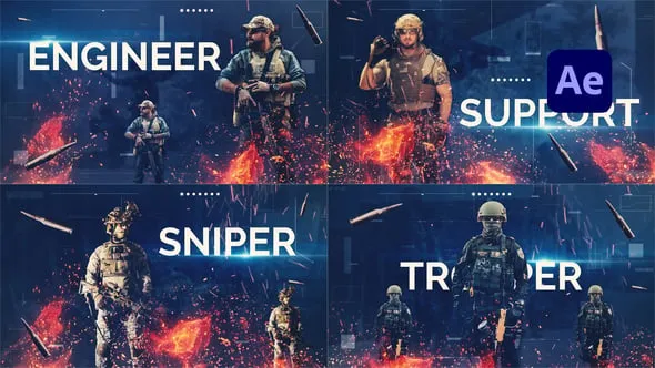 Videohive Military Team 54273485
