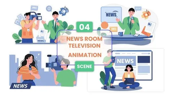Videohive News Television Animation Scene 54128662