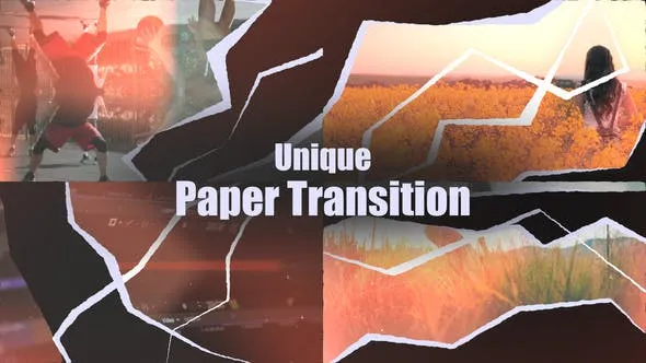 Videohive Paper Cut Transitions 54183611