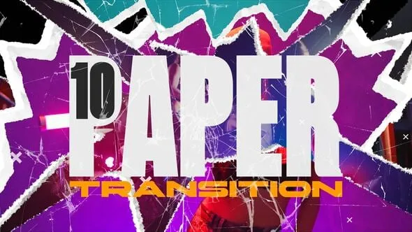 Videohive Paper Transition V2 54269074