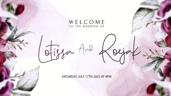 Videohive Wedding Intro 54305124