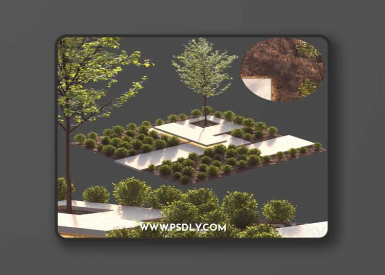landscape design 3D Model