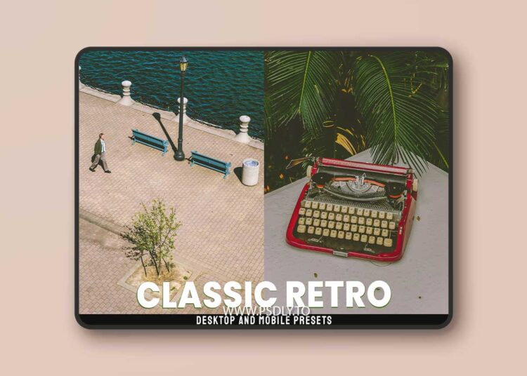 Classic Retro - Desktop and Mobile Presets HTDTDB6 1 Classic Retro - Desktop and Mobile Presets HTDTDB6