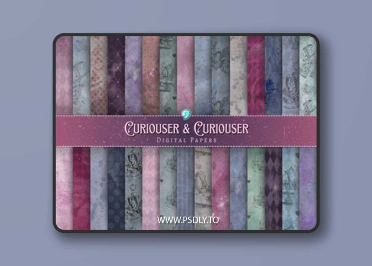 Curiouser & Curiouser – 30 Textures Pack