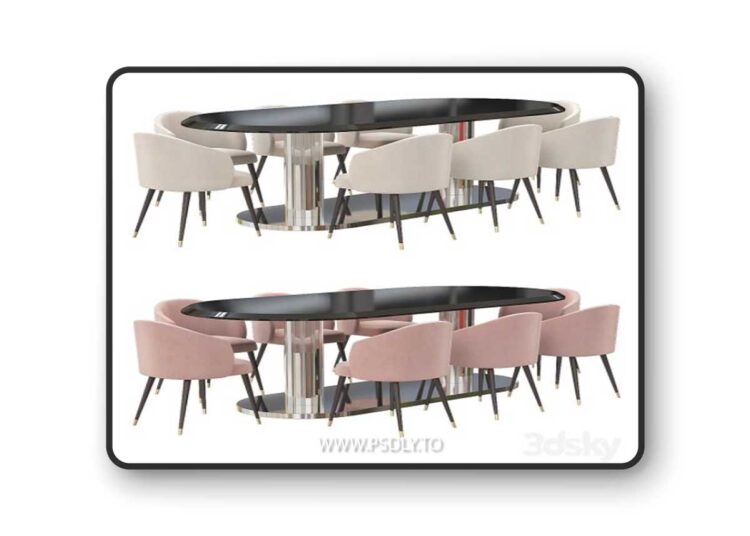 DV Home Collection Douglas Plaza Tavolo