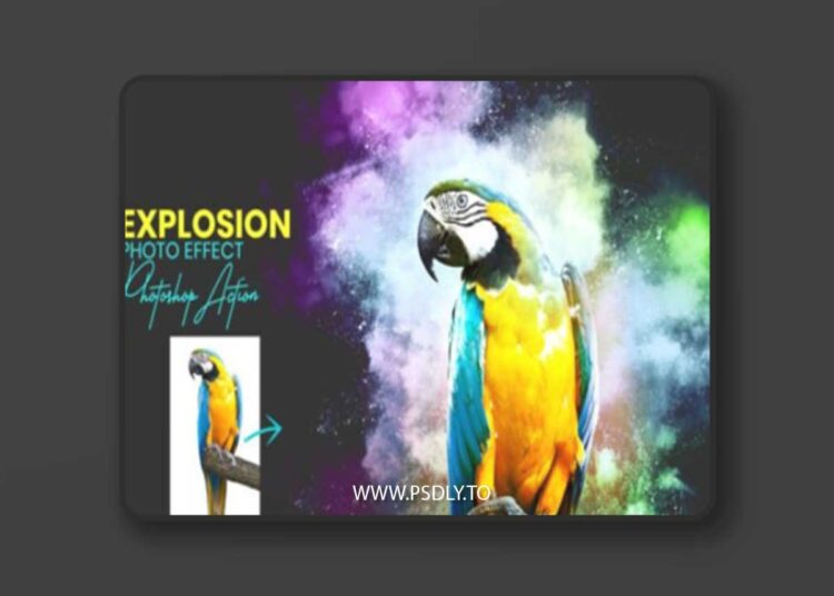Explosion Photoshop Action