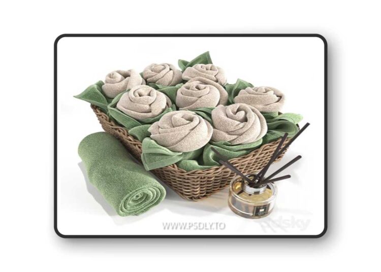 Fluffy bouquet 3D Model