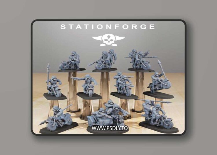 GrimGuard – Death Bikers – 3D Print Model