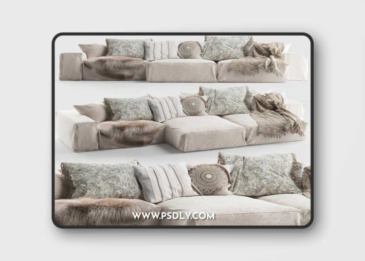HENDRIX SOFA 3 3D Model