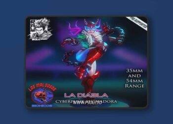 La Diabla – Cyberpunk Luchadora – 3D Print Model