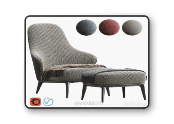 MINOTTI-LESLIE-ARMCHAIR-3D-Model