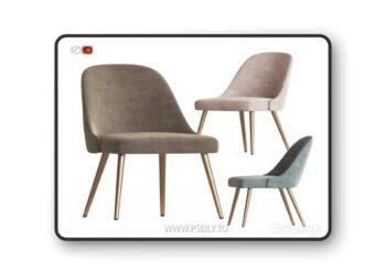 Mid-Century Upholstered Dining Chair Metal Legs Westelm