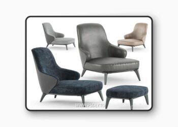 Minotti Leslie Bergere Armchair