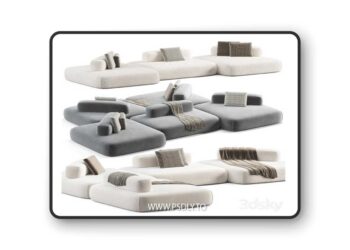 Modular sofa Flow Plus by Aatom