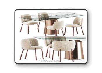 Mys Chairs and Spike Table by Midj