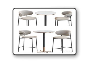 Oleandro Stool Metal bar table by Calligaris