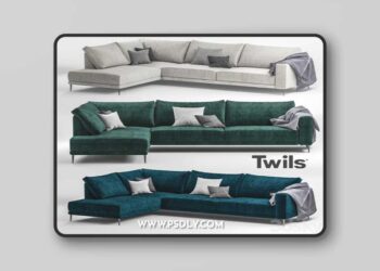 Sofa Twils Driver 3 3D Model
