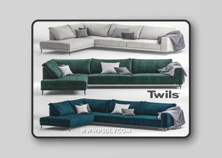 Sofa Twils Driver 3 3D Model