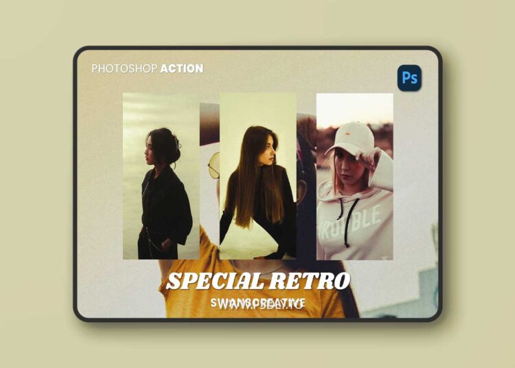 Special Retro Photoshop Action BQVCH56