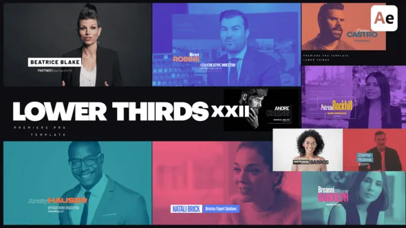 Videohive Lower Thirds XXII 54501216