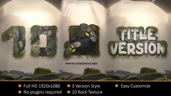 Videohive Moss Grass Stone Countdown 54620130