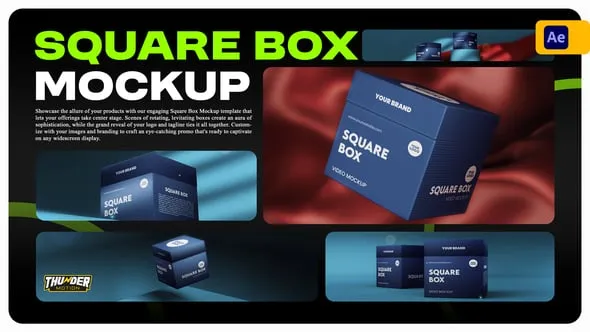 Videohive Square Box Mockup 54850746
