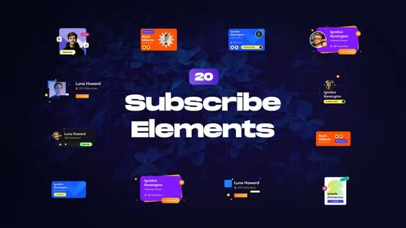 Videohive Subscribe Elements 54877072 1 Videohive Subscribe Elements 54877072