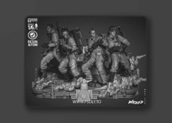 WICKED – Ghostbuster Diorama – 3D Print Model STL