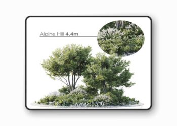 Alpine Hill 6.1 3D Model