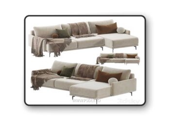 Archi Sofa 3D Model