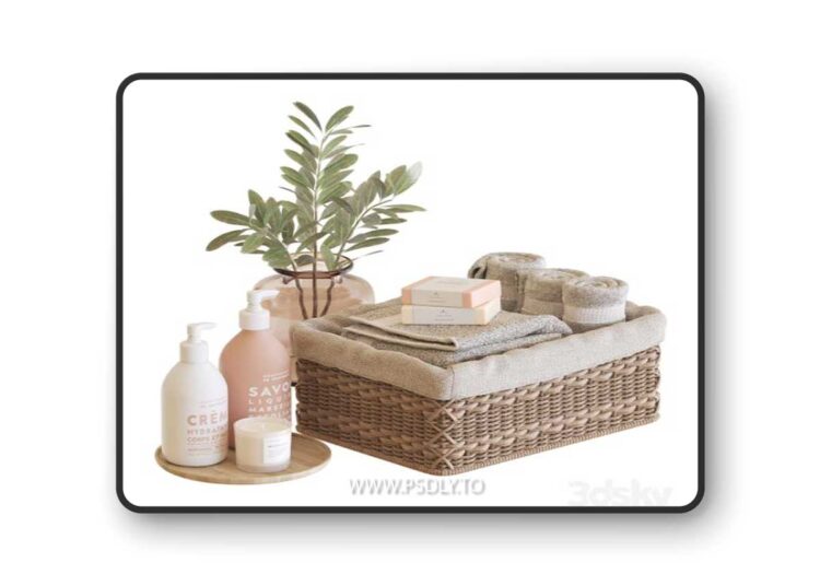 Bathroom Accessories-09 3D Model