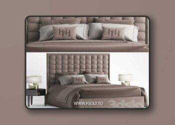 Bed heritage orfeo 3D Model