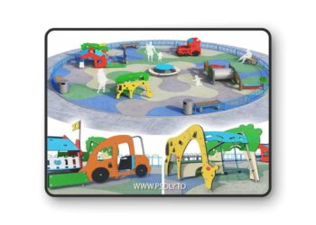 Children playground Kompan. Playground
