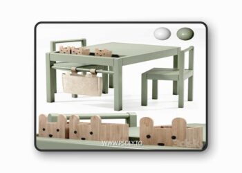 Childrens chair 01 3D Model