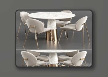 Dinning set 14 3D Model