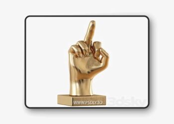 Figurine fuck gold 3D Model