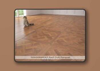 GINGERBREAD Red Oak Parquet Versailles