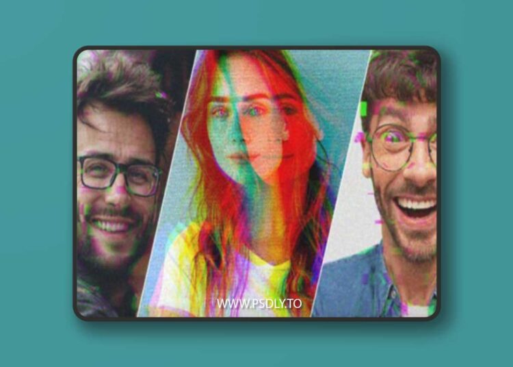 Glitch Photoshop Action