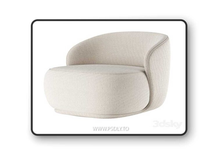 La Pipe lounge chair 3D Model