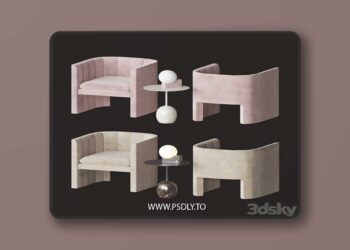 Loafer Chair 3D Model