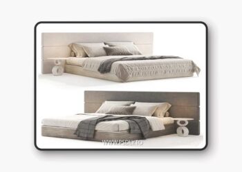 Madaket Bed By Workshop 3D Model