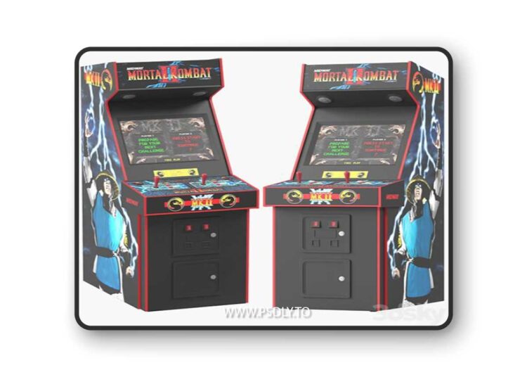 Mortal kombat arcade game 3D Model